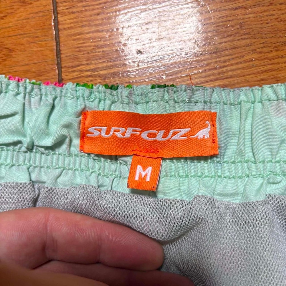 Surfcuz swimtrunks size medium Guava fruit all over print - Picture 3 of 7